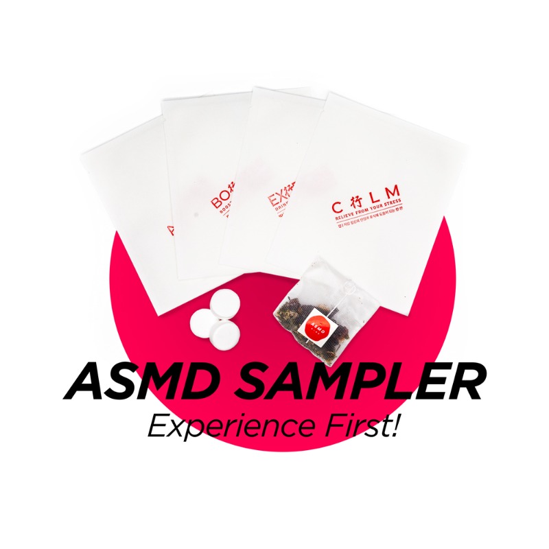 [ASMD SAMPLER] 아슴드 샘플러 5종 (티 4종 / 버블클리너) + 첫 구매혜택 쿠폰제공